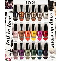 Kit com 18 esmaltes NYX - fall in love